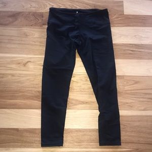 Black Leggings w/ Hip Zip